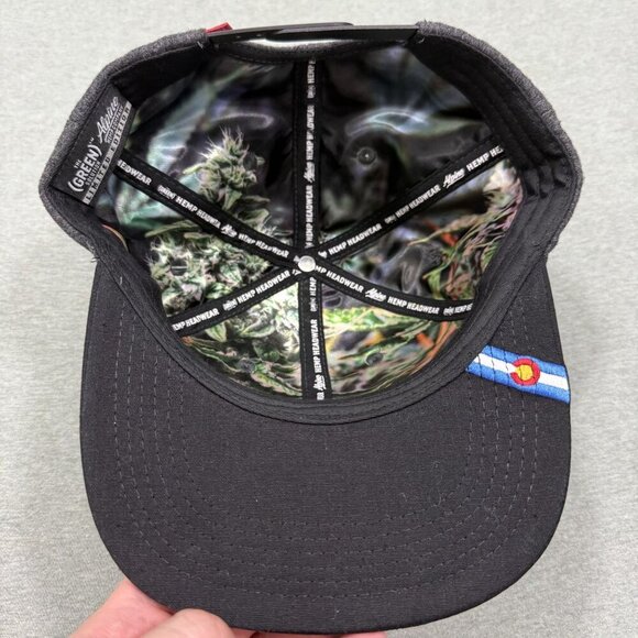 Alpine Hemp Headwear X The Green Solution Hat Rare Cindy White Snap Back NWT - Picture 7 of 9